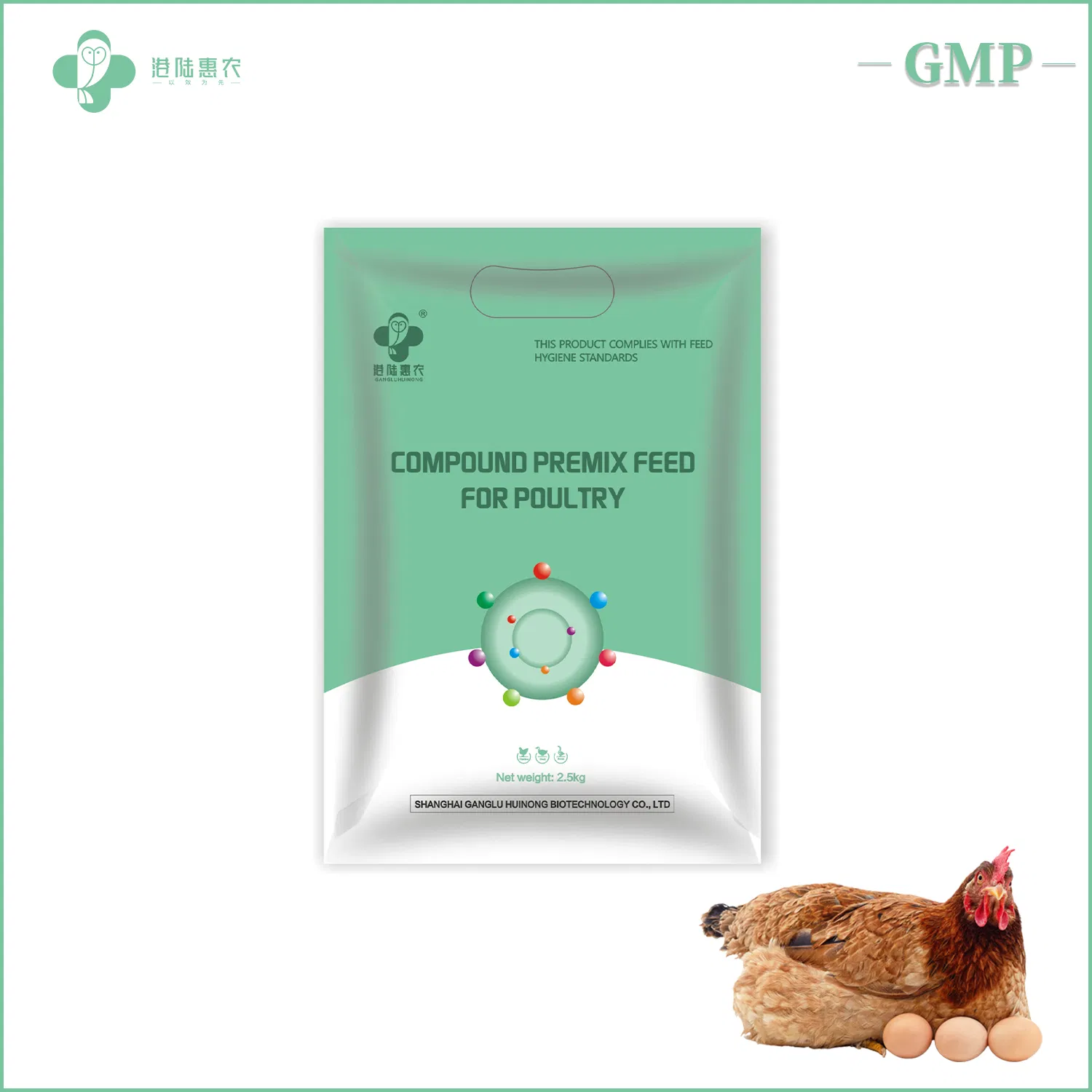 OEM Feed Grade Animal Protein Methionine Lysine Vitaminc Premix Feed Core Formula for Self-Made Poultry Premix Powder Feed of Laying Hens and Broiler Chicken