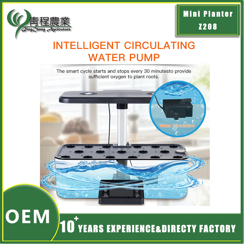 Smart Hydroponic Lettuce Grower with Energy-Efficient LED Lights