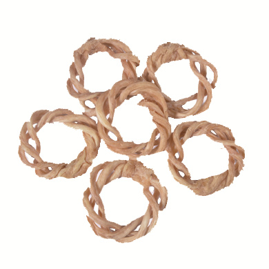 Factory Ddirect Sale Rawhide and Chicken Twist Stick Pet Treats