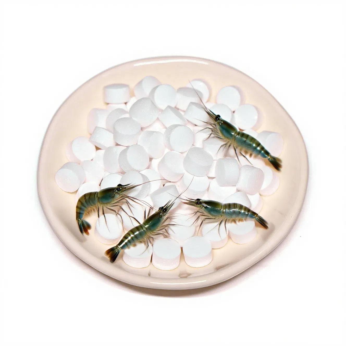 Small Oxygen Tablets Feed for Aquaculture Pond Bottom Oxygenation and Water Improvement