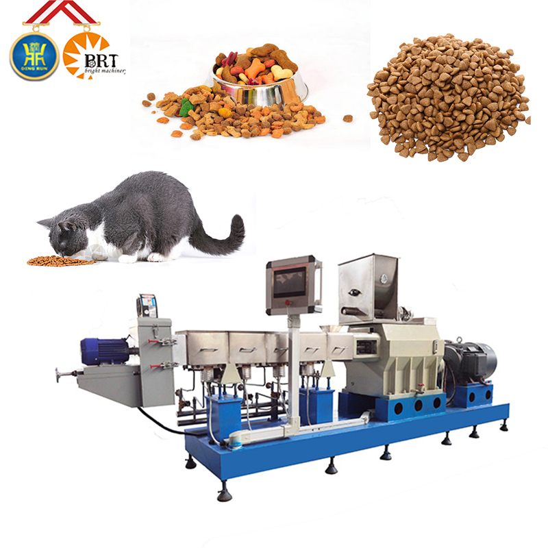 Twin Screw Extruder Fish Croquette Shrimp Fish Feed Food Extrusion Machine