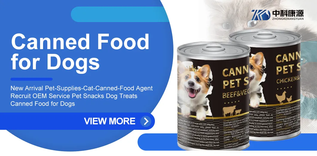 Dog Canned Food Banner