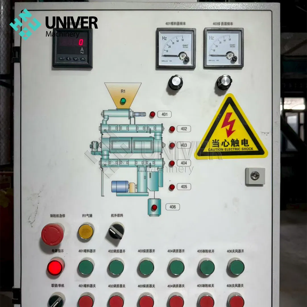 Automatic Shrimp Crab Pellet Feed Line with Feeding Extruding Drying and Packing System
