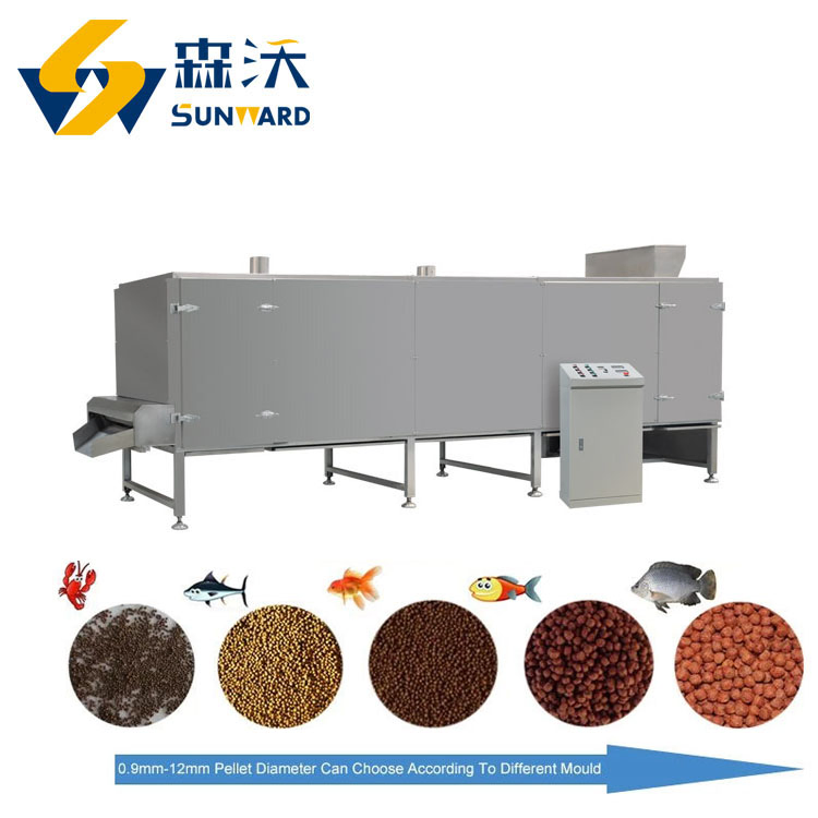 5. Capacity 1 Ton/H Aquaculture Floating and Sinking Fish Feed Processing Machine Extruder Equipment Plant Line