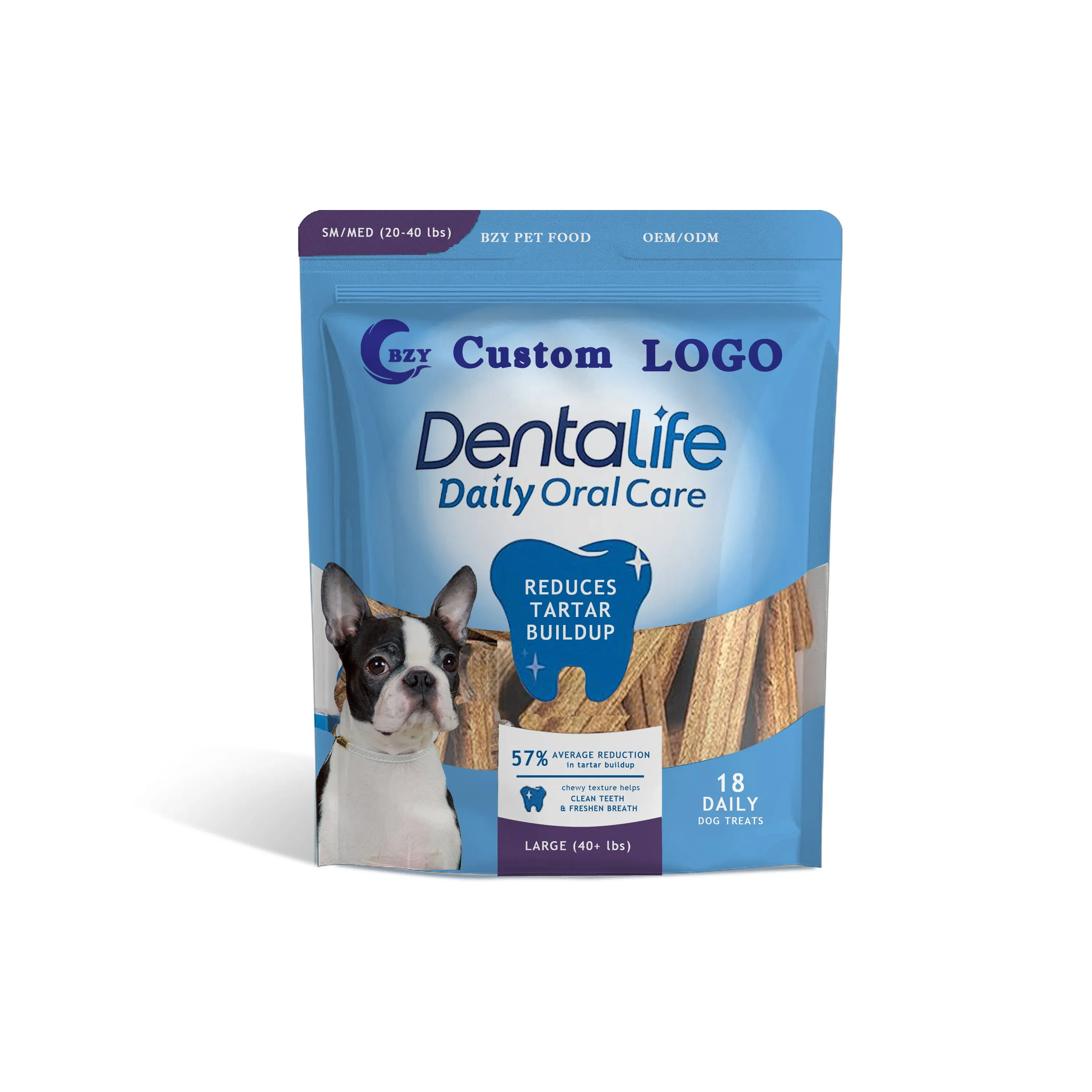 Dental Large Chew Chicken Flavour 20.7oz (587g) Pouch Dog Treats