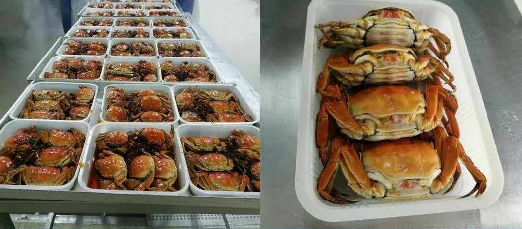 China Cooked Mitten Crab, IQF