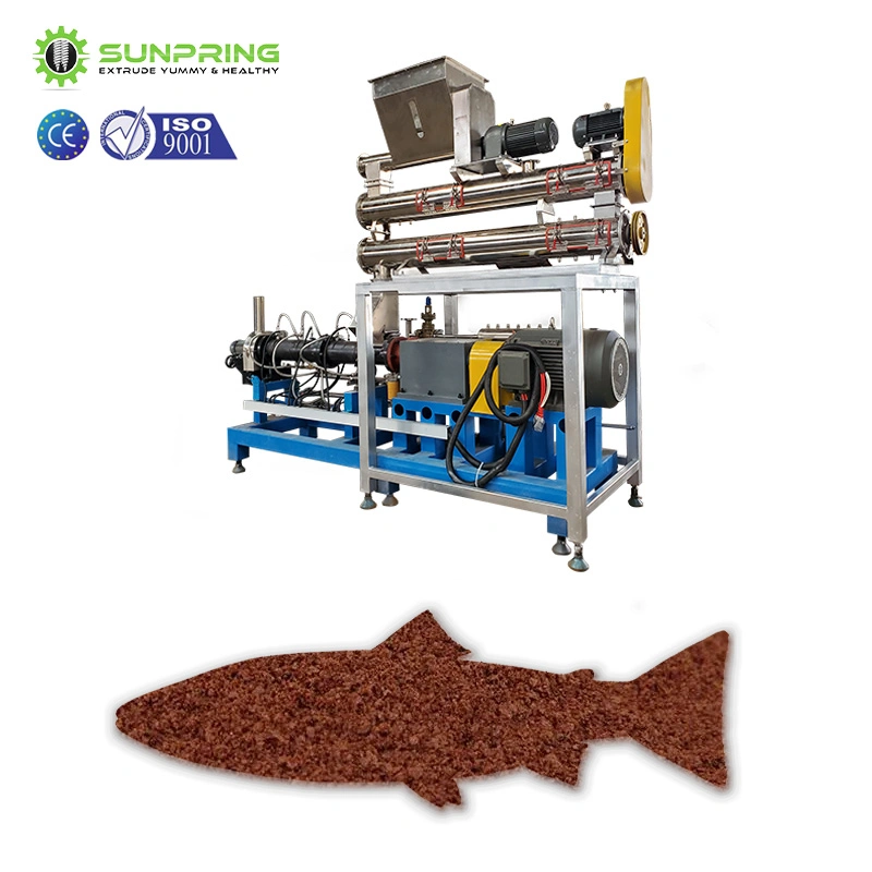 Floating &amp; Sinking Fish Feed Processing Line + Aquaculture 2mm Floating Fish Feed Machinery + Production of Extruded Fish Feed