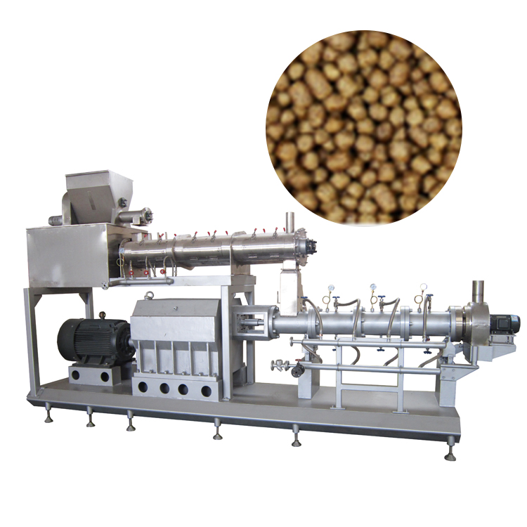 Aquaculture Floating and Sinking Fish Feed Processing Extruder Equipment Line