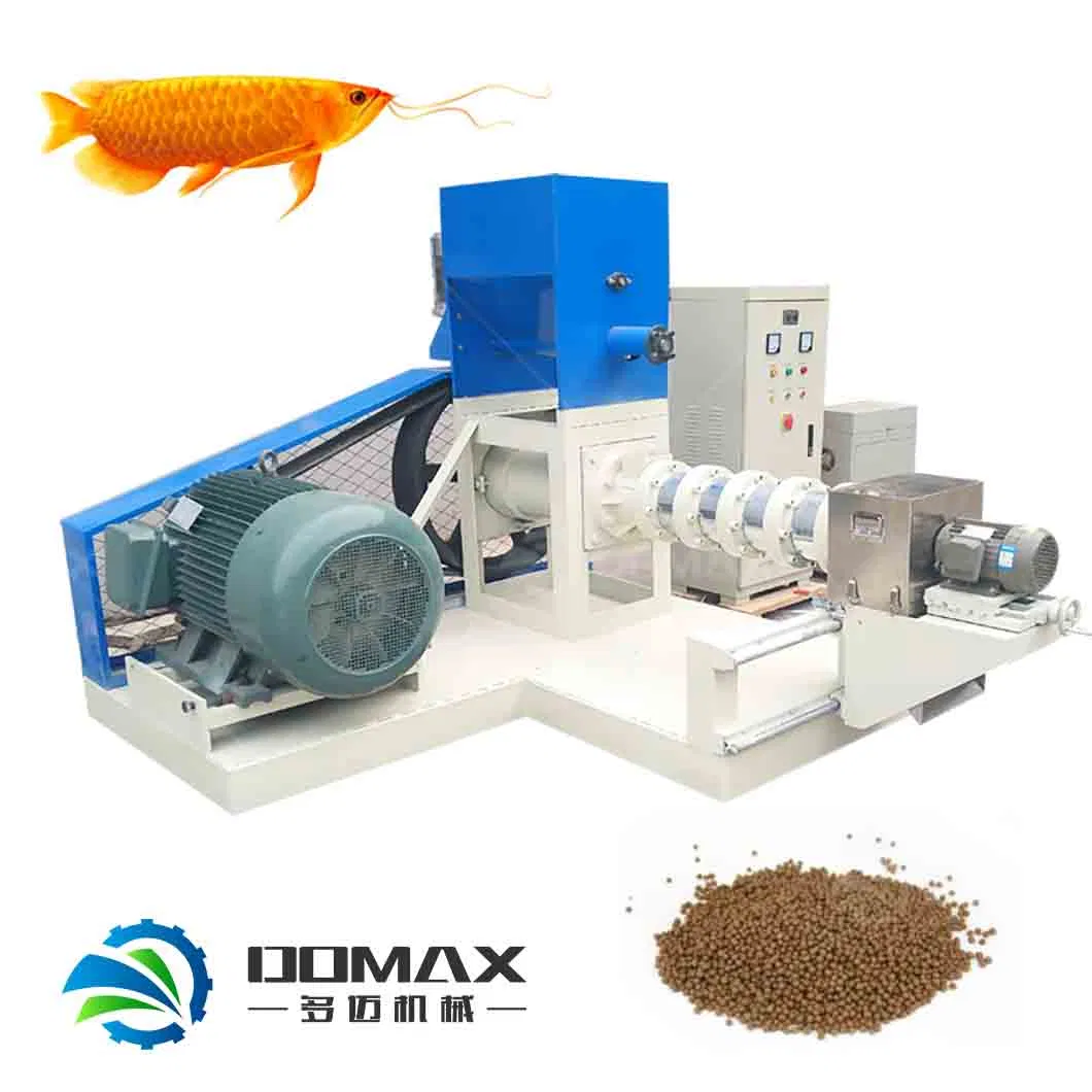 Automatic Poutry/Livestock/Cattle/Sheep/Duck/Fish/Pet Feed Extruder Sinking Shrimp Feed Pellet Machine