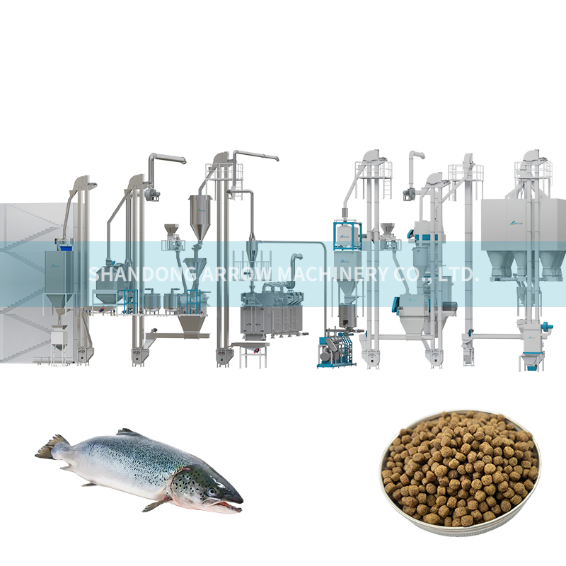 High-Efficiency Sinking and Buoyant Fish Feed Production Line Suitable for The Aquaculture Industry