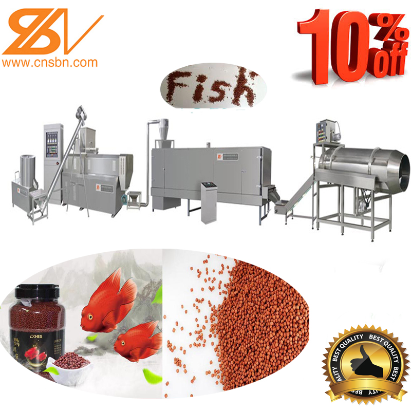 Automatic Aquatic Aquaculture Sinking Floating Fish Feed Making Machine