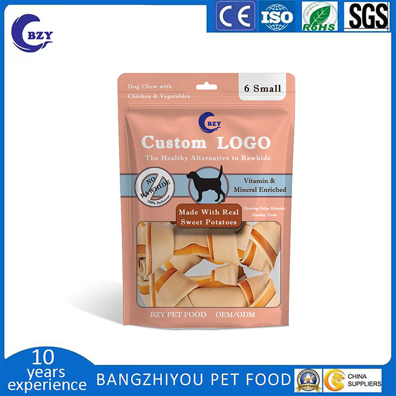 Rawhide Free 6 Small Bone with Sweet Potato 11oz (312g) Dog Treats