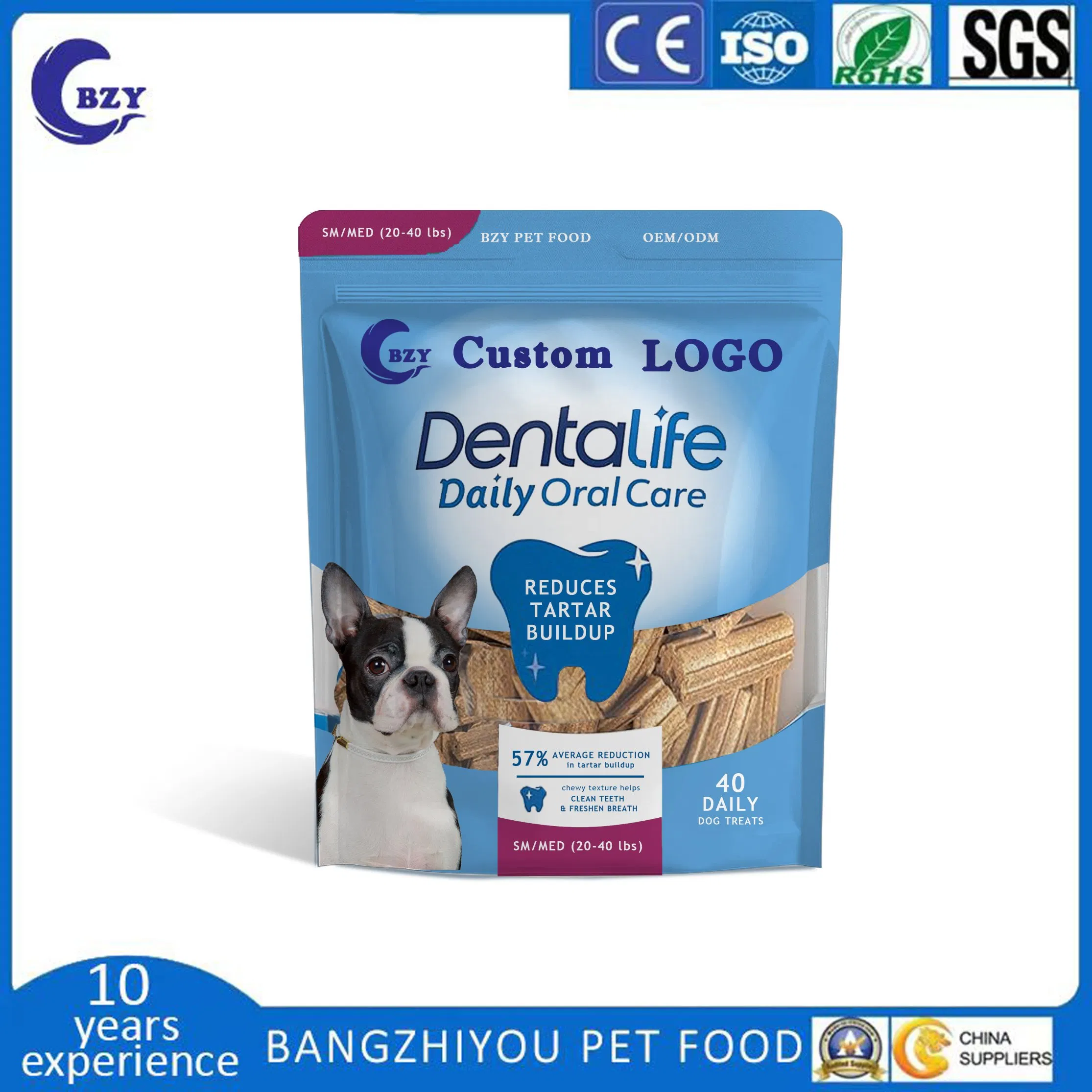 Chewy Dental Treat Chicken Flavor 28.5 Oz. (807g) Dog Treats