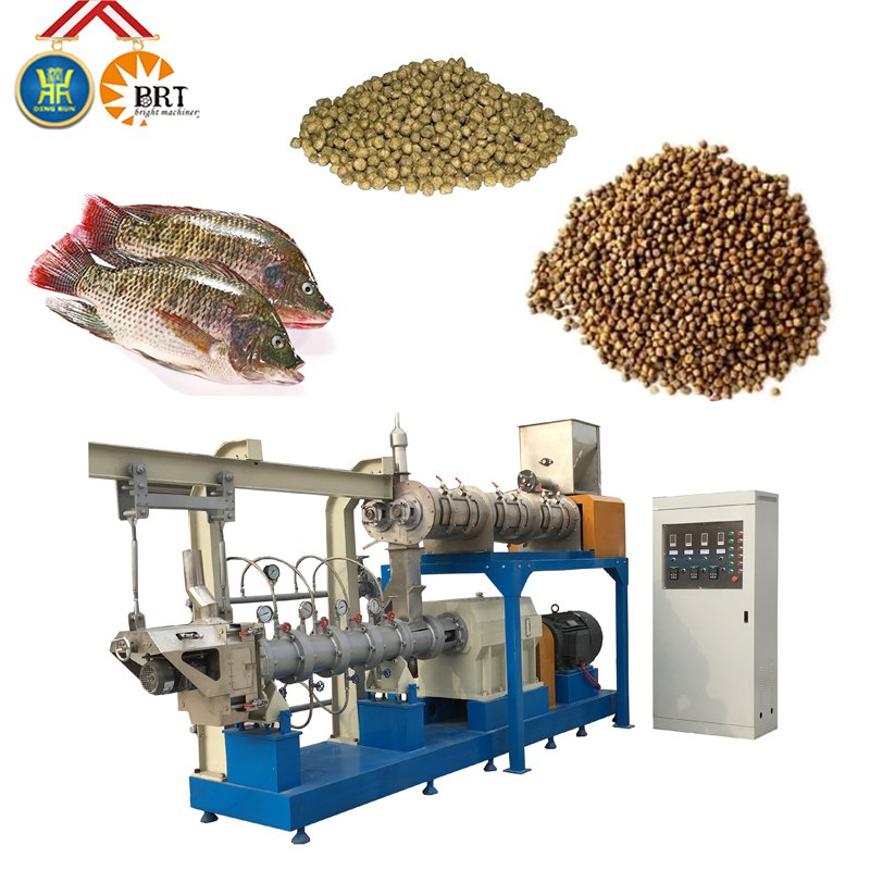 CE ISO Automatic Slow Sinking Pellet Equipment Production Line Plant Floating Fish Feed Extruder Aquaculture Food Machine