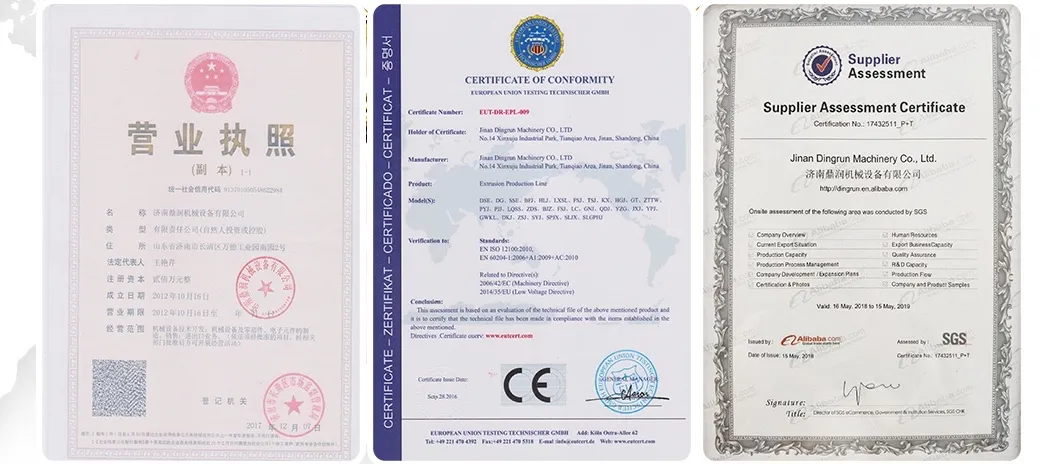 Certificates
