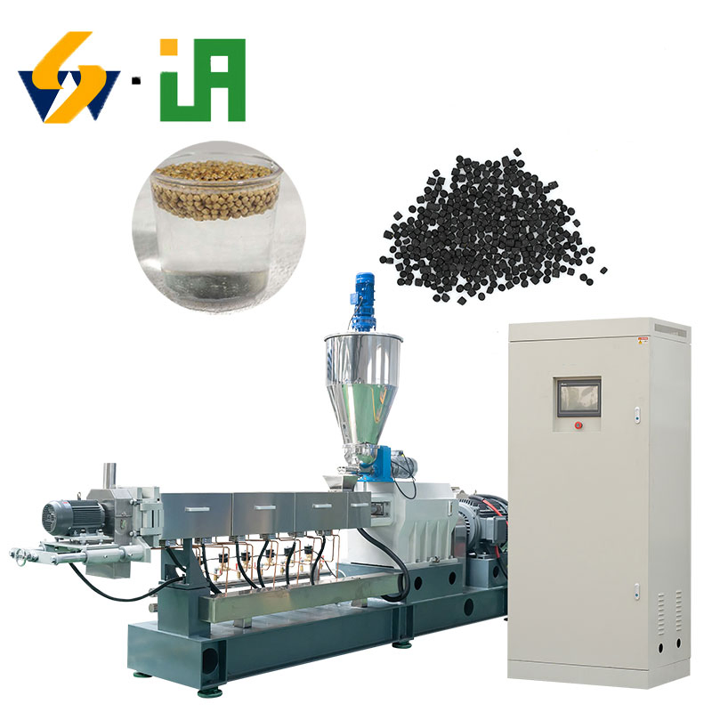 Industrial Shrimp Fish Feed Fish Food Production Line Double Screw Extruder Industrial