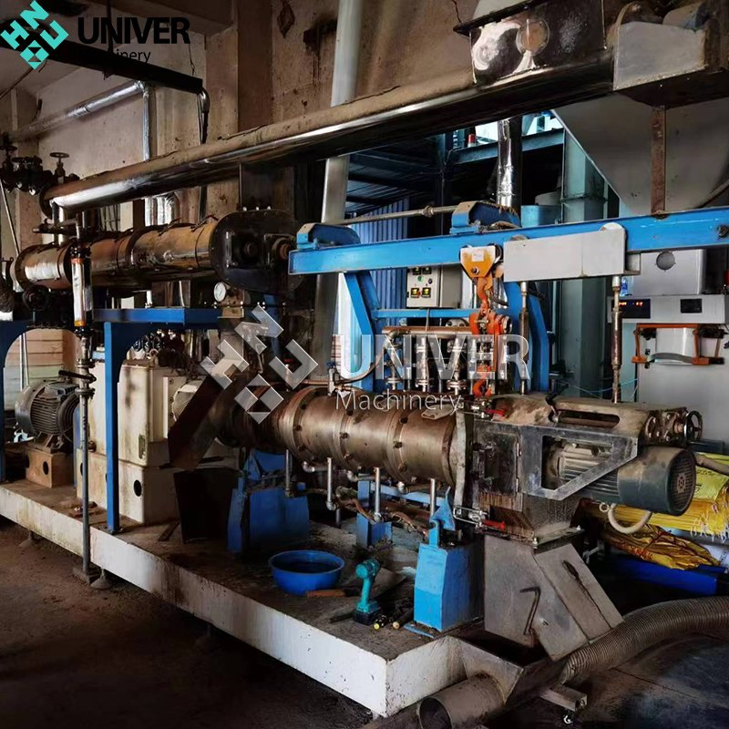Shrimp Crab Pellet Feed Production Line Complete Automatic Extruder Machine Equipment