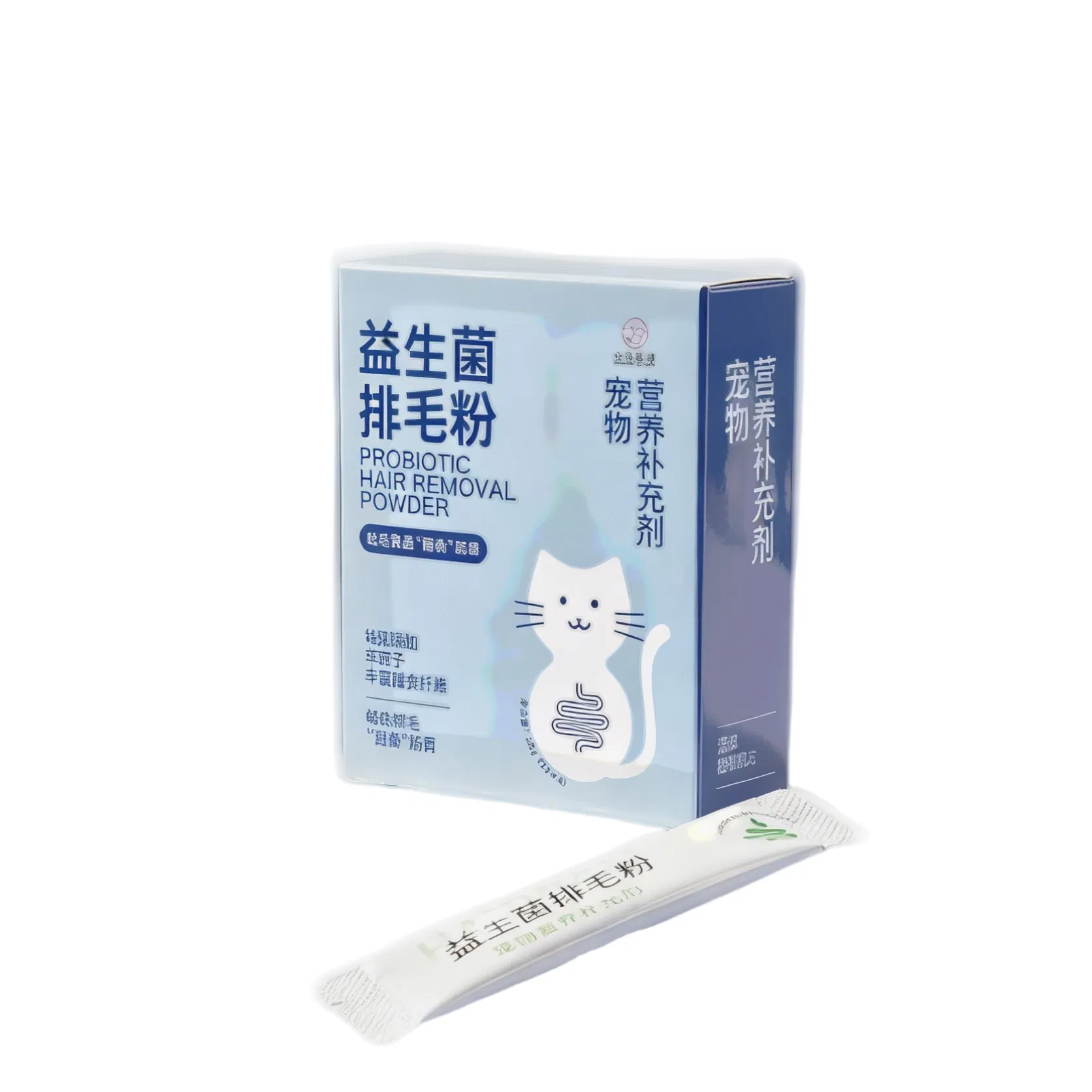 Probiotic Powder for Long-Haired Cats: Hairball Control Solution