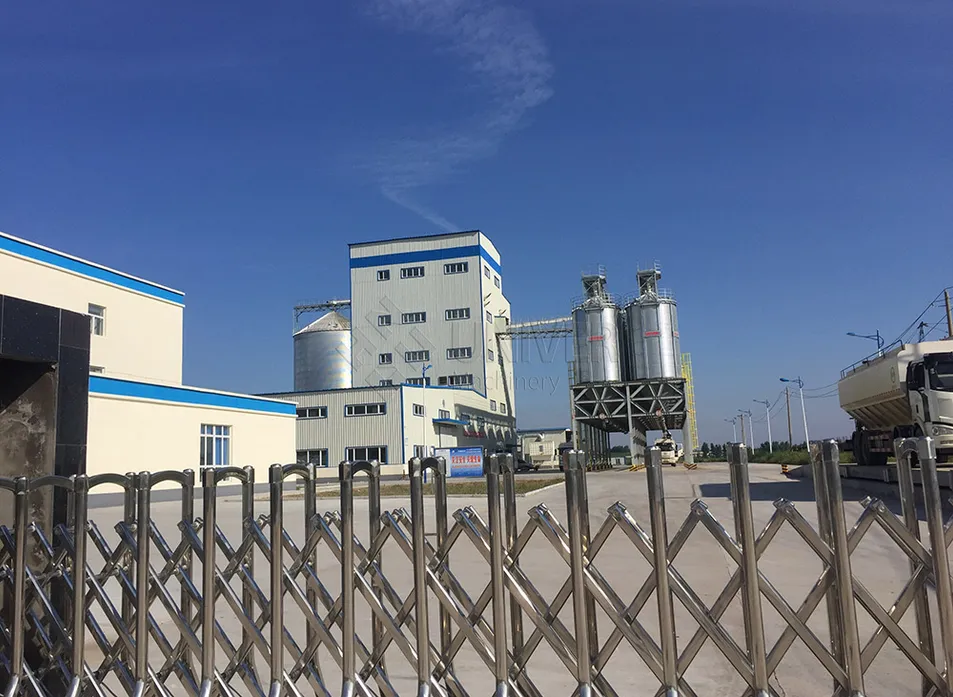 Extruded fish feed plant