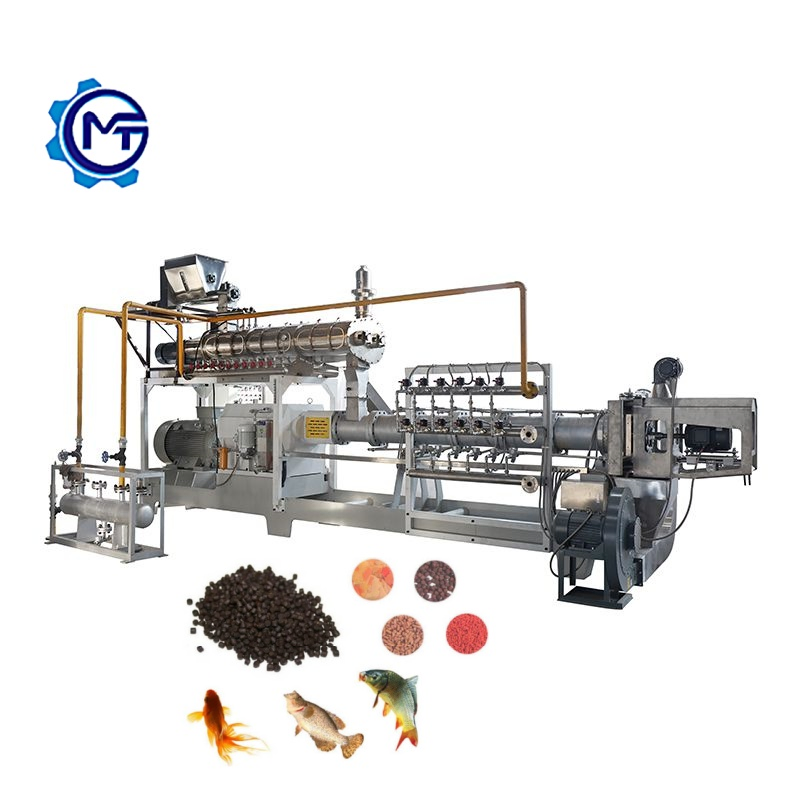 High Capacity Mini Machine Fish Feed Pellet Floating Fish Fodder Production Extruder