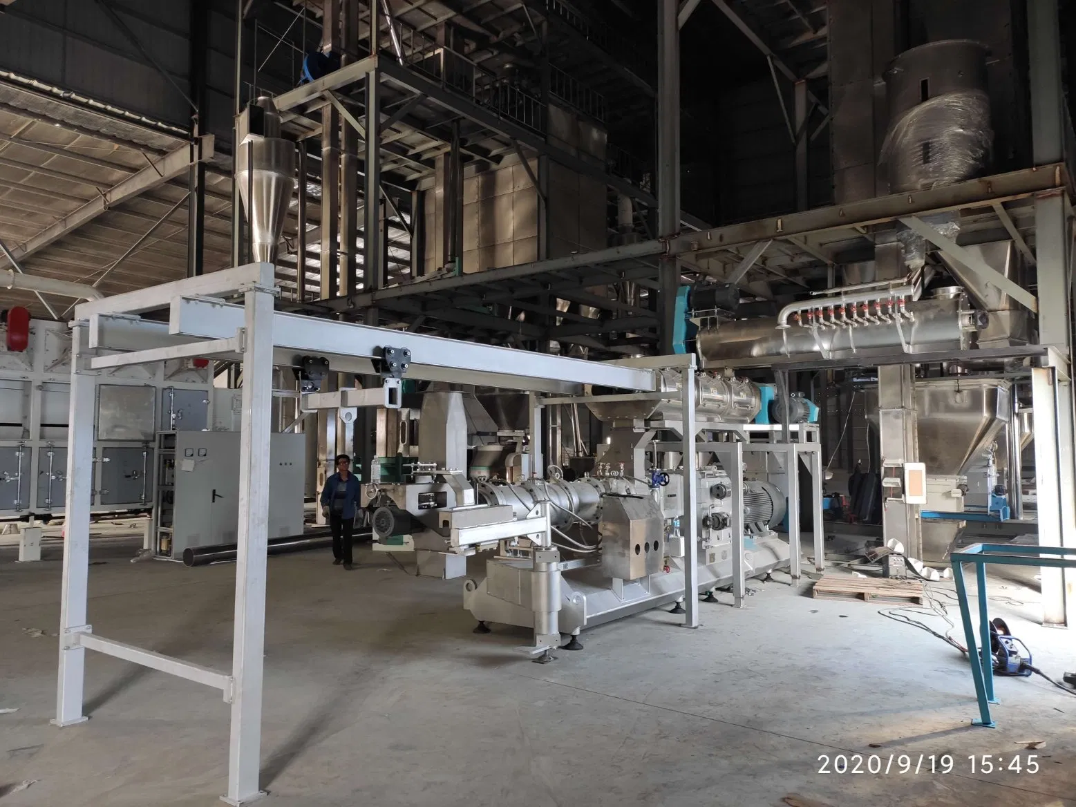 Automatic Dry Kibble Pet Dog Canine Cat Food Fish Shrimp Aquatic Feed Making Extruder Machine Production Line