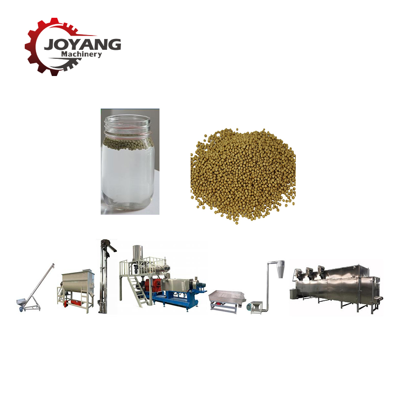 Aquatic Food Extruder Pellet Extrusion Machine Floating Sinking Fish Feed Plant Equipment