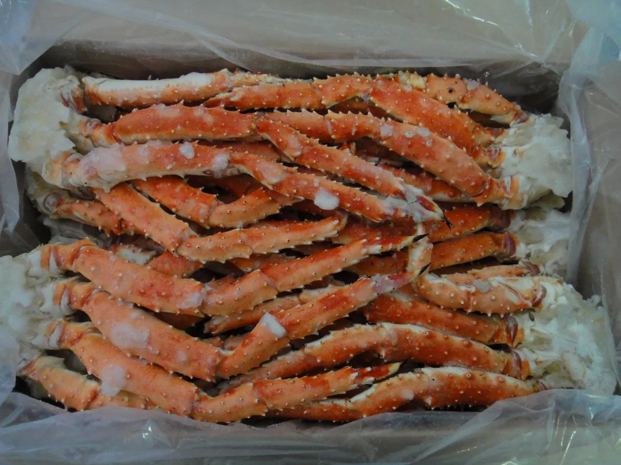 Frozen Sea Frozen Cooked Red King Crab Clusters, Legs