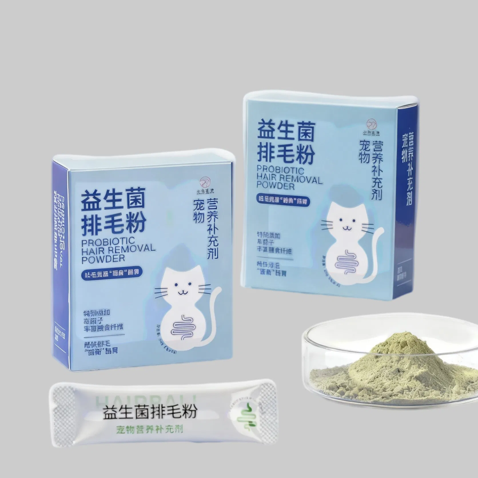 Advanced Probiotic Powder for Pet Hair Management Solutions