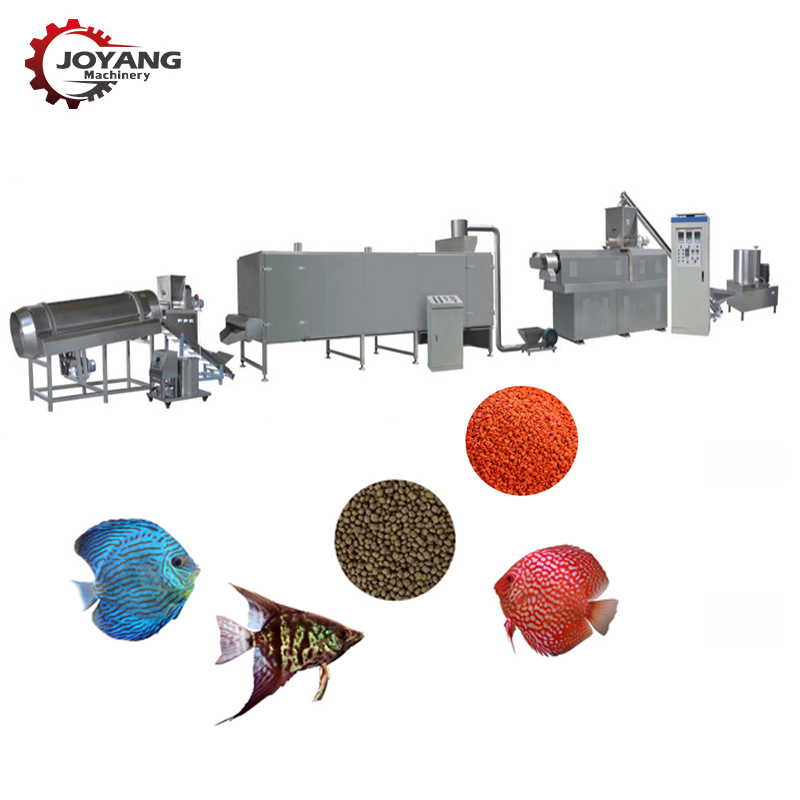 Puffed Fish Feed Extruder Food Granulator Floating Pellet Fish Feed Making Machine