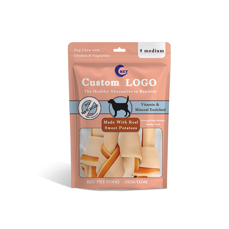 Rawhide Free 4 Medium Bone with Sweet Potato 11oz (312g) Dog Treats