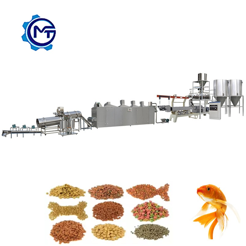 High Capacity Mini Machine Fish Feed Pellet Floating Fish Fodder Production Extruder