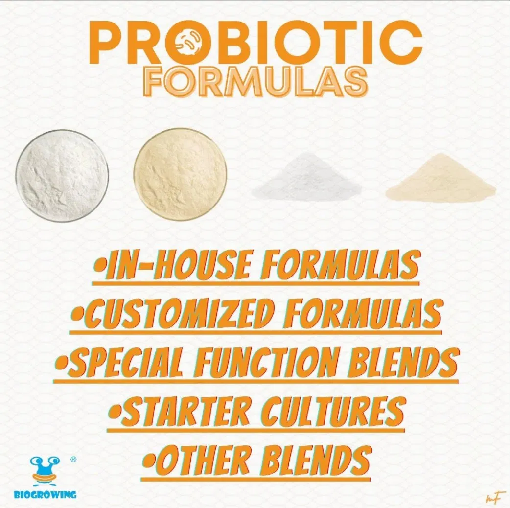 Biogrowing Provide One-Stop Solutions Probiotic Custom Blend Premix Powders