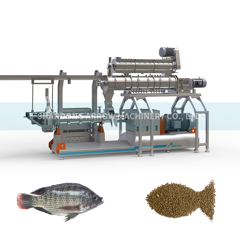 High-Efficiency Sinking and Buoyant Fish Feed Production Line Suitable for The Aquaculture Industry