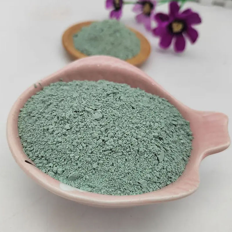 Green and White Natural Zeolite Powder Horticultural Soil Improvement Aquaculture Feed Grade Composed of Sio2 Clay