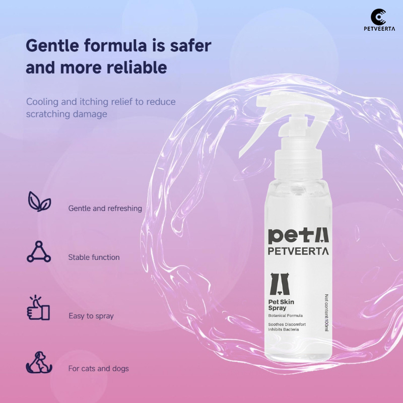 Calming Pet Skin Mist for Skin Soothing Treatment