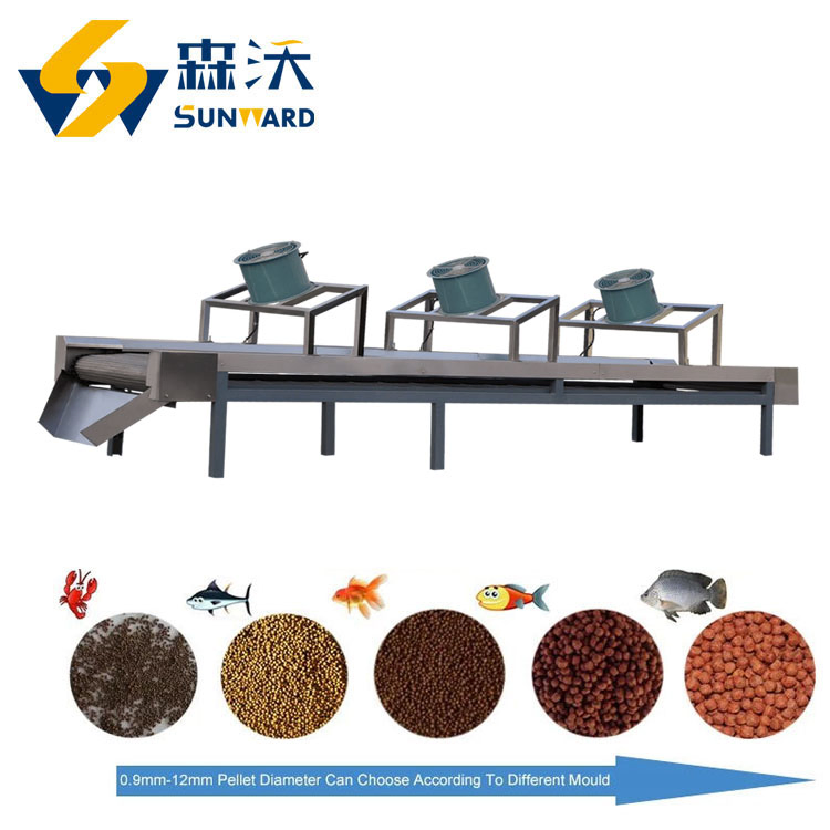 5. Capacity 1 Ton/H Aquaculture Floating and Sinking Fish Feed Processing Machine Extruder Equipment Plant Line