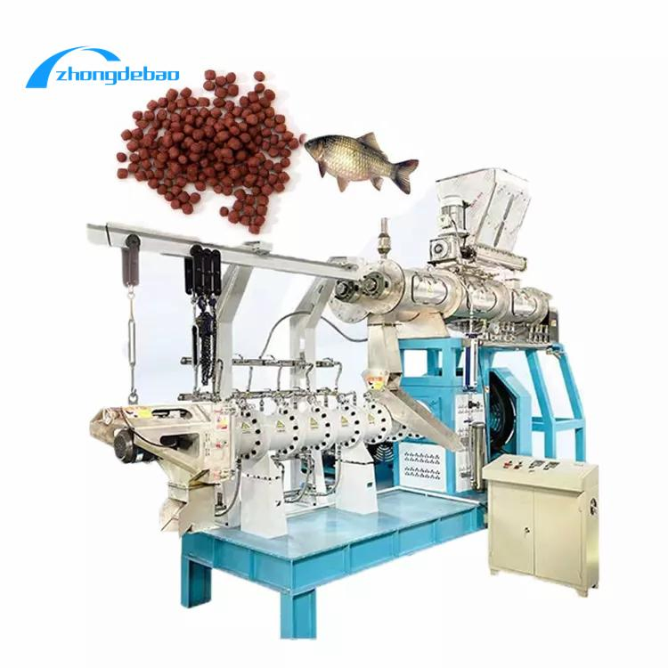 1 Ton Sinking Shrimp Feed Processing Machines Aquaculture Fish Pellet Machine Pet Dog Cat Food Pellet Extruder
