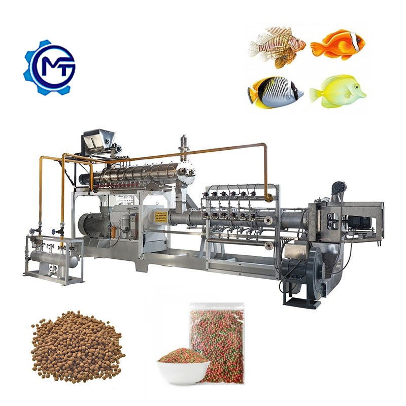 Aquaculture Sinking Fish Feed Processing Machine Tilapia Fish Feed Extruder