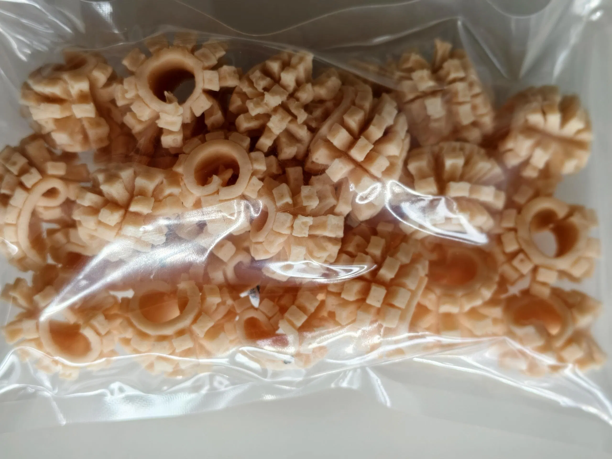 Palatable Salmon Blooming Sausage Dog Treats Enriched with Vitamin