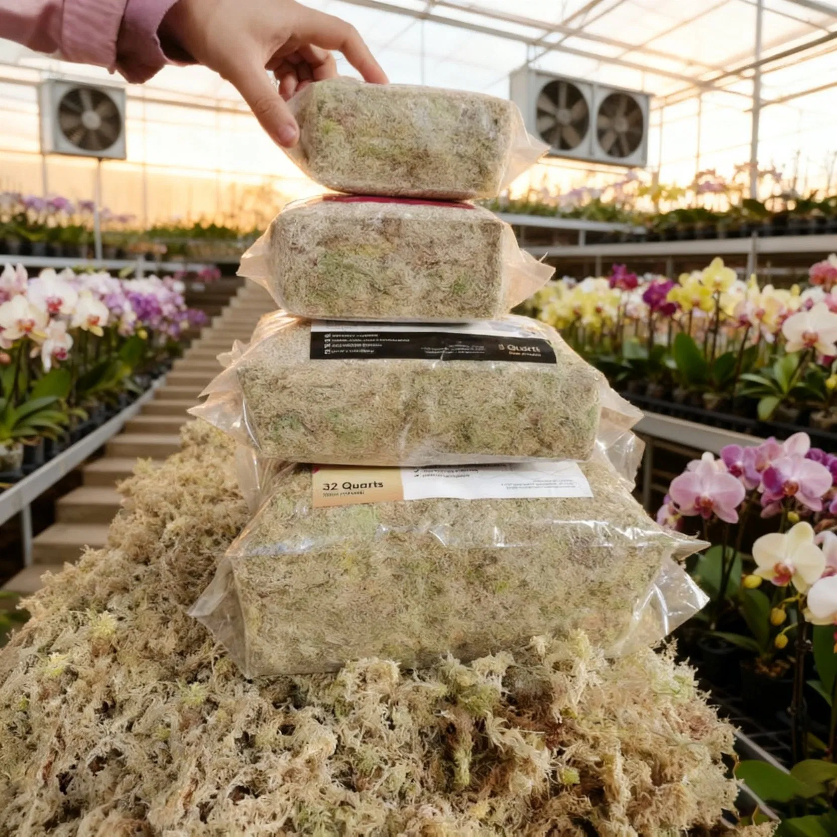 Premium Grade 6A Sphagnum Moss for Professional Growers, Bulk Supply