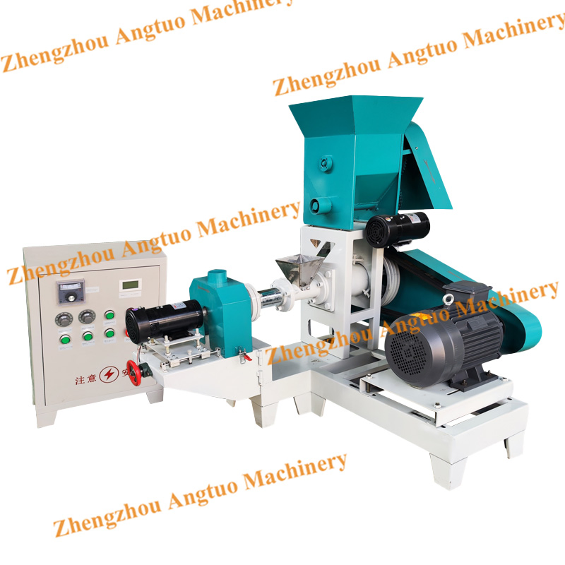 Continuous Work Carp Shrimp Cat Floating Fish Feed Pellet Maker Machine