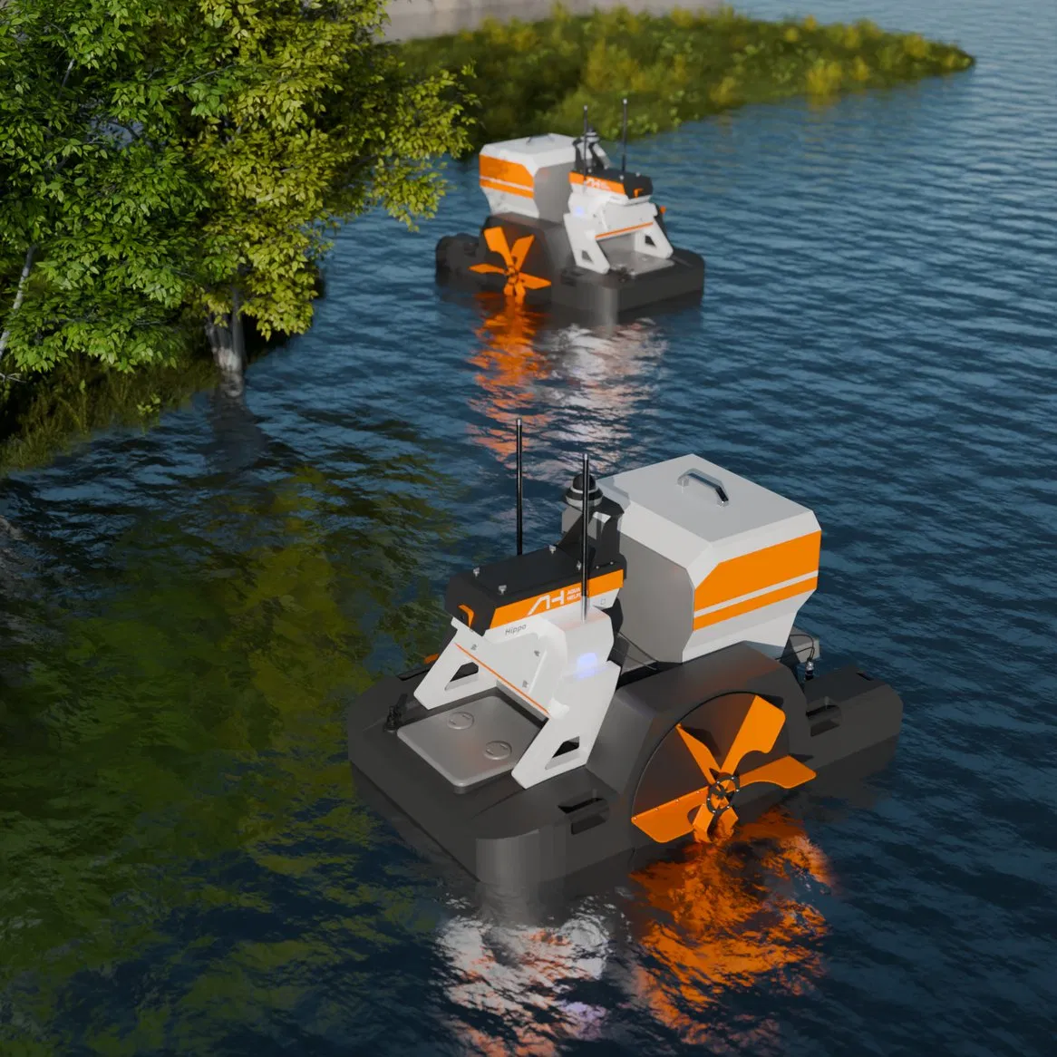 Precision Feed Distribution and Chemical Application Usv for Fish Farming