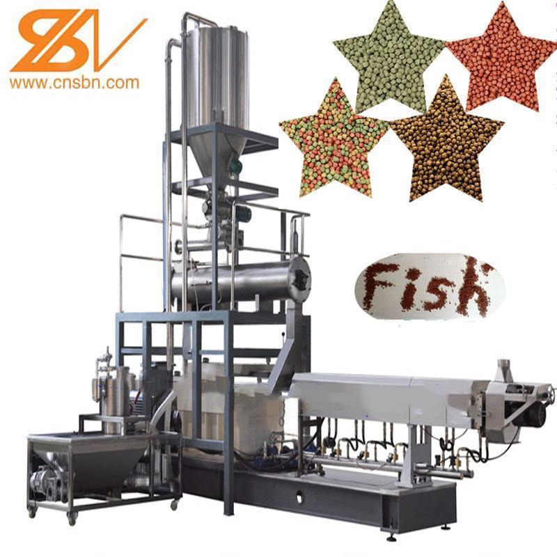 1-6t/H Aquatic Aquaculture Floating and Sinking Fish Feed Processing Machine Extruder Equipment Plant Line