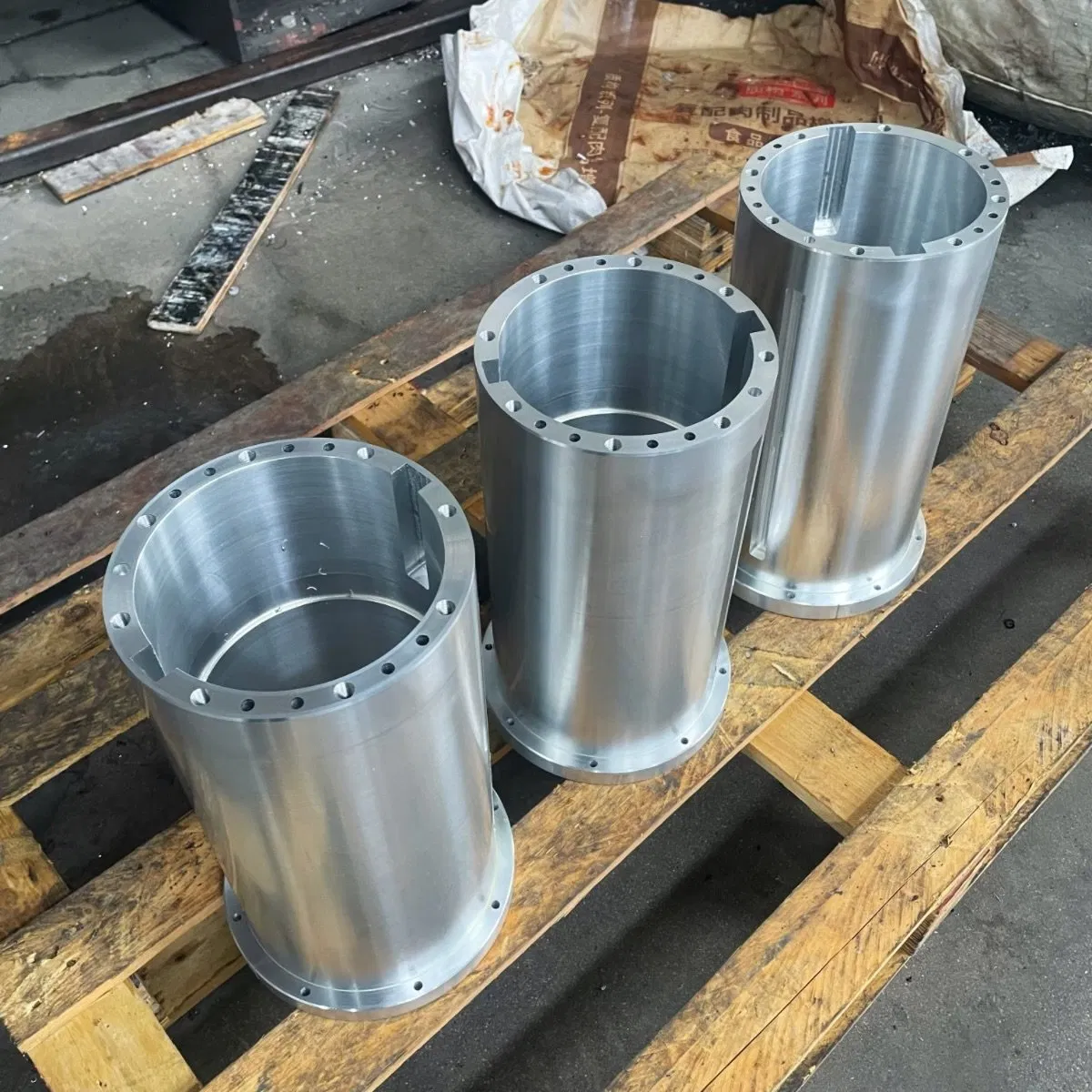 Oil &amp; Gas Drilling Rig Cylindrical Parts High-Strength Alloy Steel CNC Precision Machined Components