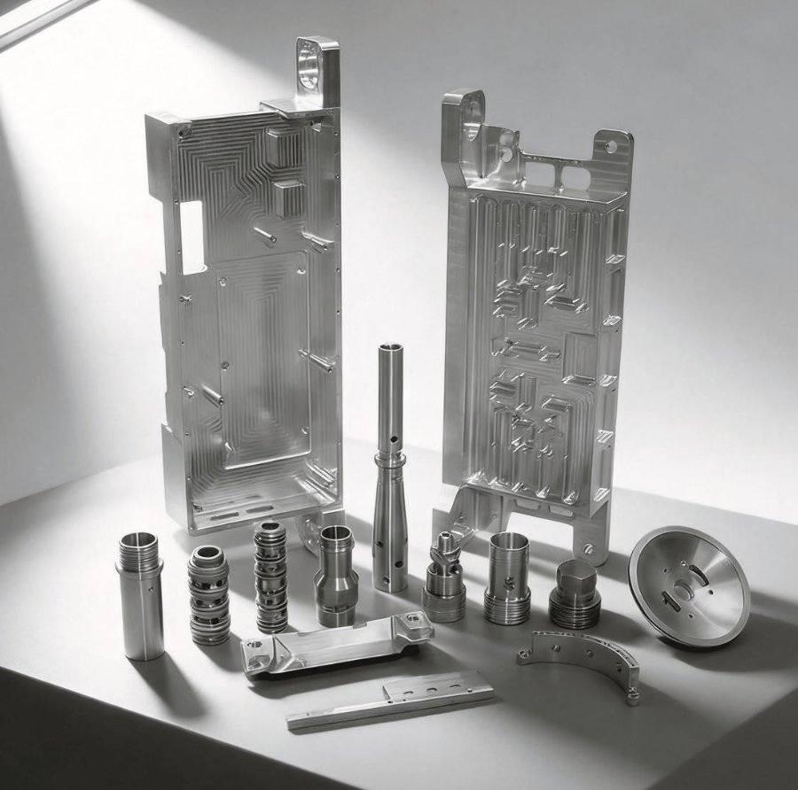 Custom Stainless Steel &amp; Brass Metal Parts Precision CNC Lathe Turning Machining Components Rapid Prototype Service