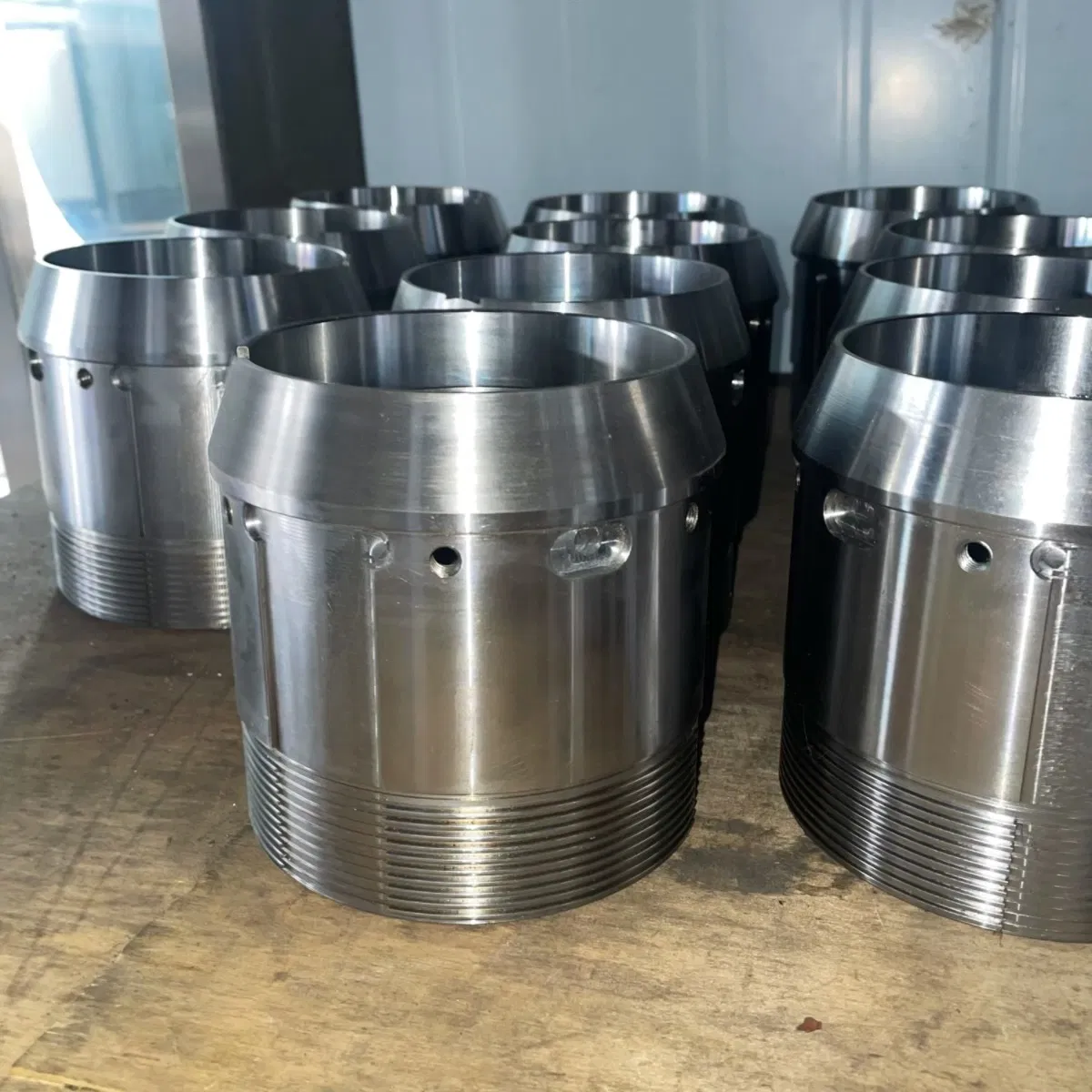 Oil &amp; Gas Drilling Rig Cylindrical Parts High-Strength Alloy Steel CNC Precision Machined Components
