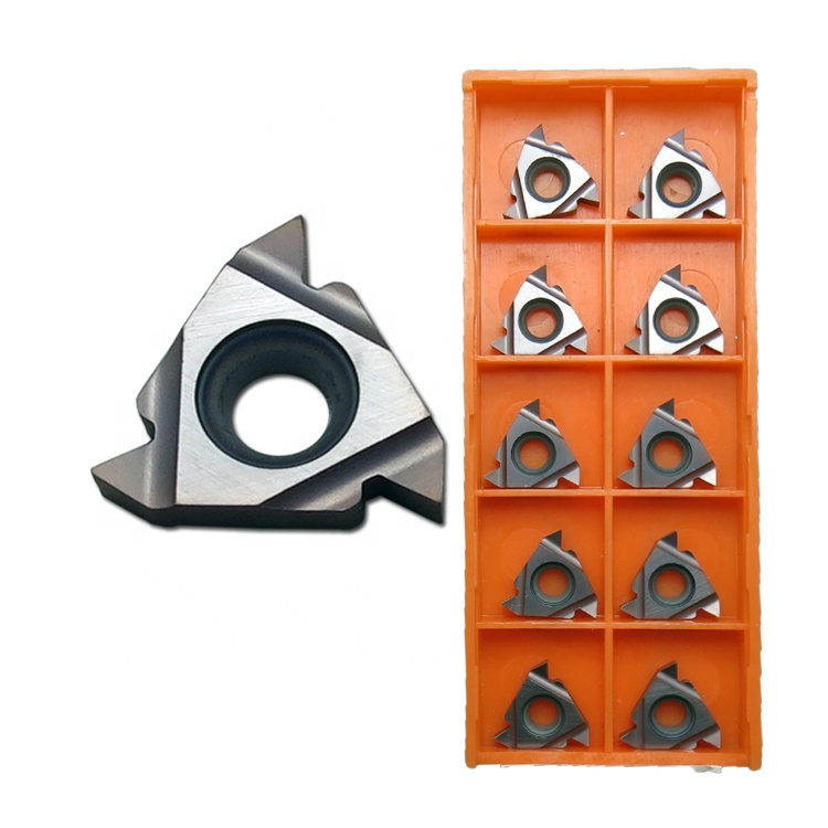 Mts XL CNC Cutter Cutting Tool Carbide Inserts Threading in Turning Cutters CNC Square Thread Insert Tools 16er AG60 Inserts for Aluminium Milling