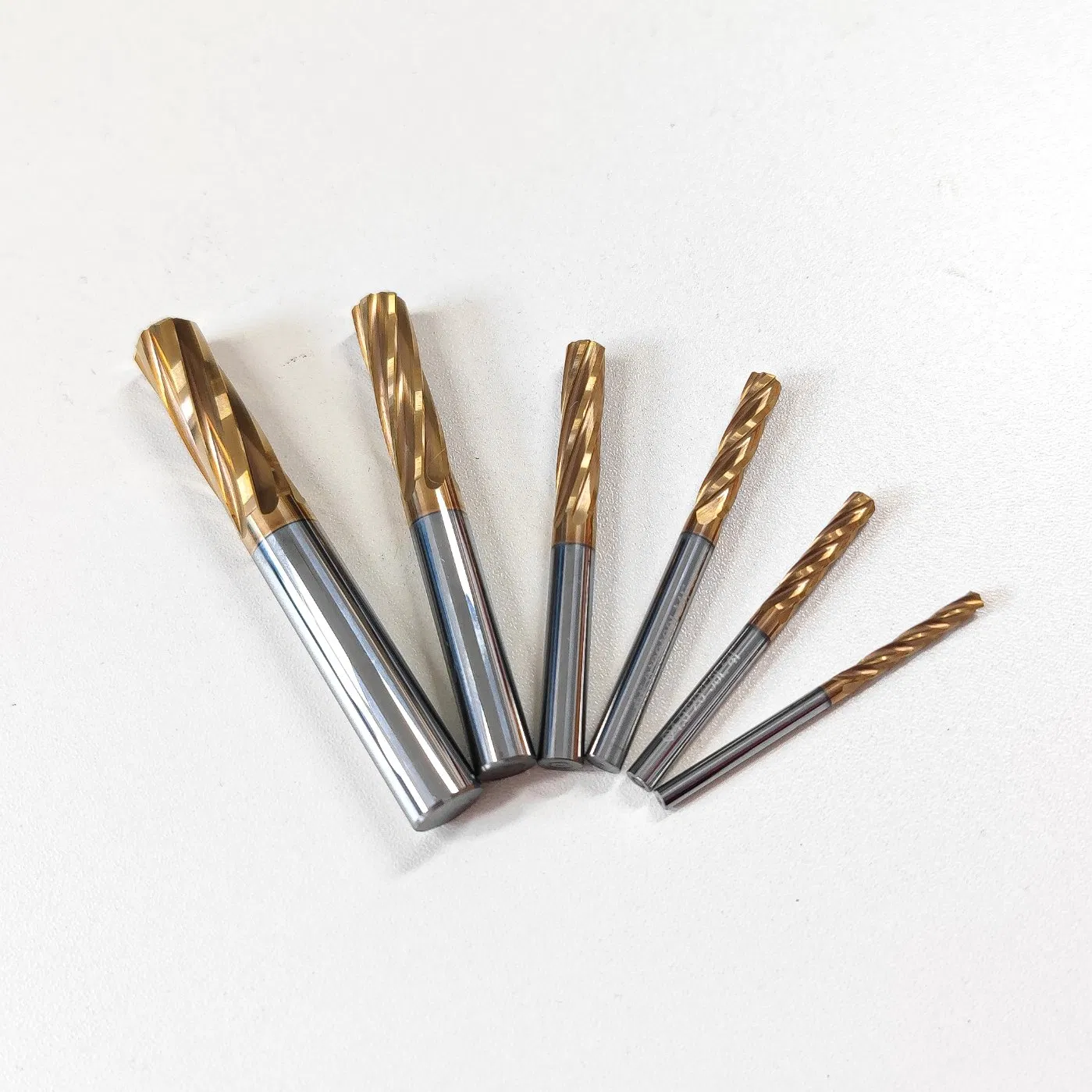 Tialn Coating Carbide Material HRC55 Processing Precision Bore Finishing Reamer