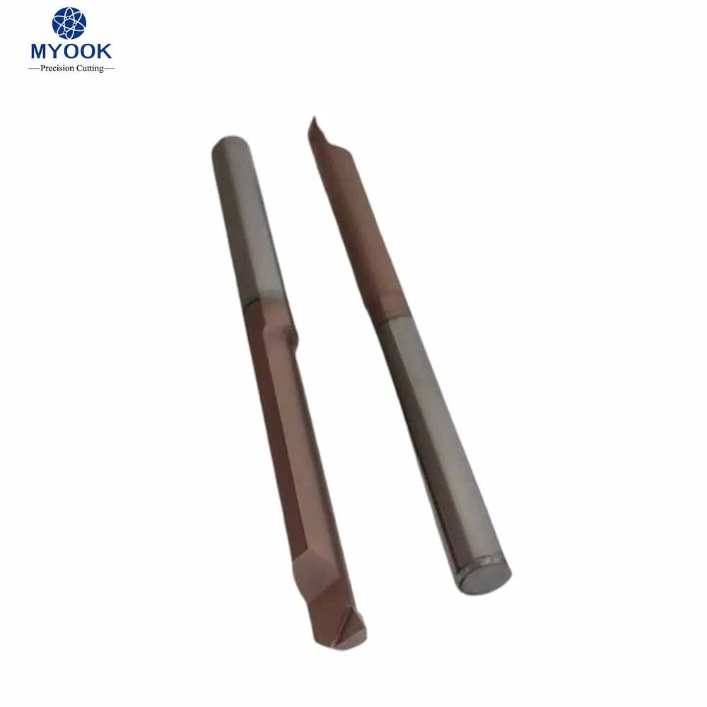 Myook Solid Carbide Mpr8r0.2 L50 100ol CNC Lathe Machining Internal Turning Angle R0.2 Micro-Groove Boring Bar
