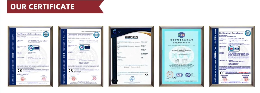 Certificates
